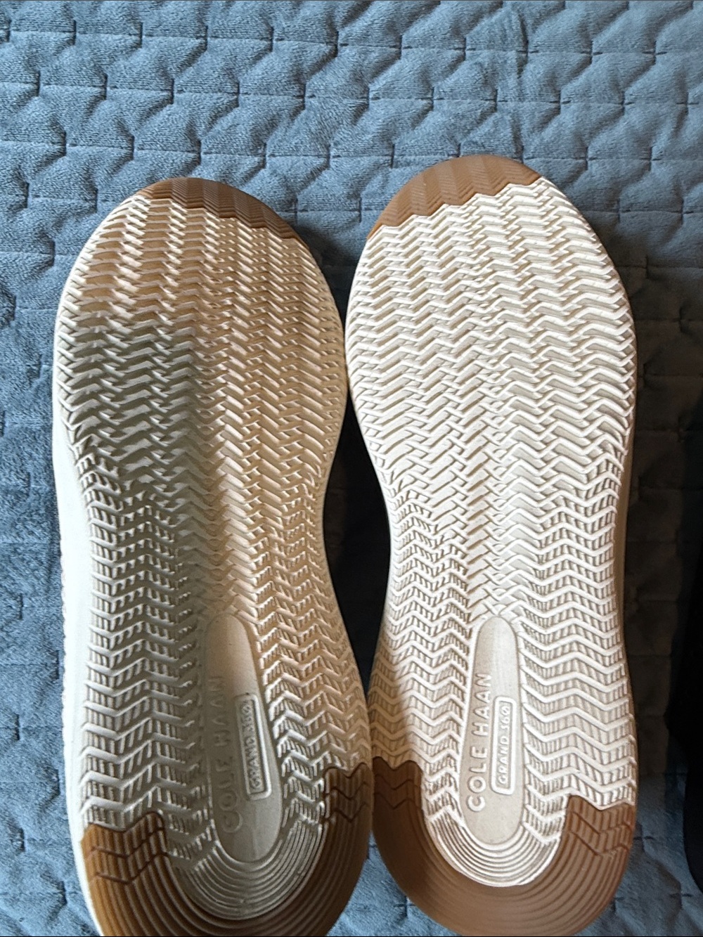 Cole Haan Neutral Snake-Print Lace-Up Sneakers - Picture 3 of 4